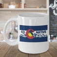 thumbnail image 3 of CO Native Symbol Featuring A Colorado Ski Art Coffee & Tea Gift Mug Cup For American Skier From Aspen, Vail, Breckenridge, Telluride, Steamboat Springs, Crested Butte, Winter Park & Keystone (15oz), 3 of 4