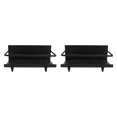 thumbnail image 4 of Estante de almacenamiento de especias para refrigerador, estante lateral para refrigerador, estantes multifuncionales grandes con gancho para baño y Negro, 4 of 8