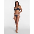 thumbnail image 2 of No Boundaries Polka Dot Underwire Bikini Top, Women's XXS-XXL, 2 of 5