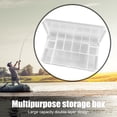 thumbnail image 2 of Caja organizadora de almacenamiento de anzuelos de señuelo de doble capa caja contenedora de almacenamiento de aparejos de pesca caja portátil de 11 compartimentos para aparejos de pesca FLhrweasw Nuevo, 2 of 6