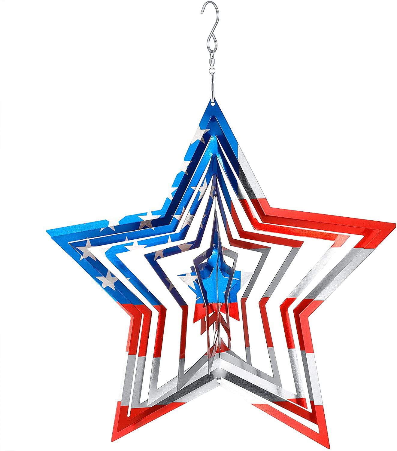 WIND SPINNERS PATRIOTIC ITEMS FOR AROUND THE HOME & GARDEN 