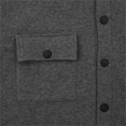 thumbnail image 6 of Mens Autumn And Winter Fashion Casual Button Pocket Solid Hatless Sweater Coat Jacket, 6 of 8