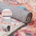 thumbnail image 5 of Socofuz 5x7ft Area Rugs for Living Room, Non Slip Washable Vintage Indoor Rug Home Decor Carpets Orange, 5 of 9