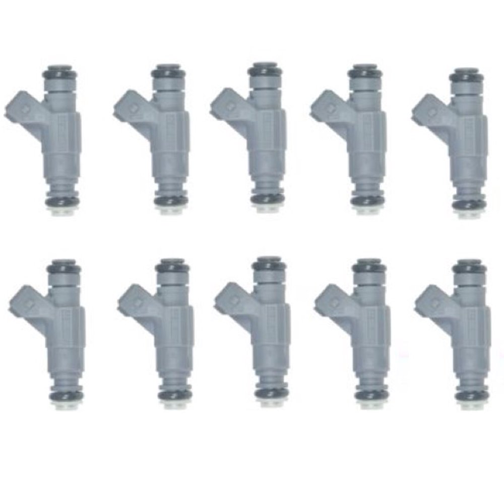 Set of 10 New OEM Fuel Injector for Dodge Ram 2500 & 3500 9697 V10 8