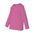 thumbnail image 2 of Rabbit Skins 5.5 oz Jersey Long-Sleeve T-Shirt (3311) Raspberry, 5-6, 2 of 5