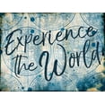 thumbnail image 2 of Grey, Jace 24x19 White Modern Wood Framed Museum Art Print Titled - Exp The World, 2 of 4