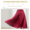 thumbnail image 3 of Long Wrap Ballet Skirt Women Chiffon Ballet Dress 2 Layers Skirts Ladies Girls Two Layers Double Color Dance Wrap, 3 of 7