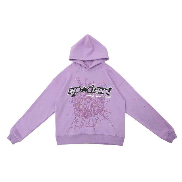 Sudadera con capucha Sp5der, sudadera con capucha con letras de espuma de telaraña americana de alta calidad, traje suelto para hombres y mujeres
