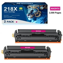 With-Chip 218X 218A Toner Cartridges Compatible for HP 218X 3301fdw 3201dw 3301sdw 3301cdw W2183X High Yield Printer Ink Magenta * 2 Pack