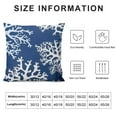 thumbnail image 5 of COMIO  Pillow Covers Coral Beach Throw Pillow Covers Ocean Theme Navy Blue Nautical Pillowcase Cushion Cover for Sofa Couch Bed, 5 of 5