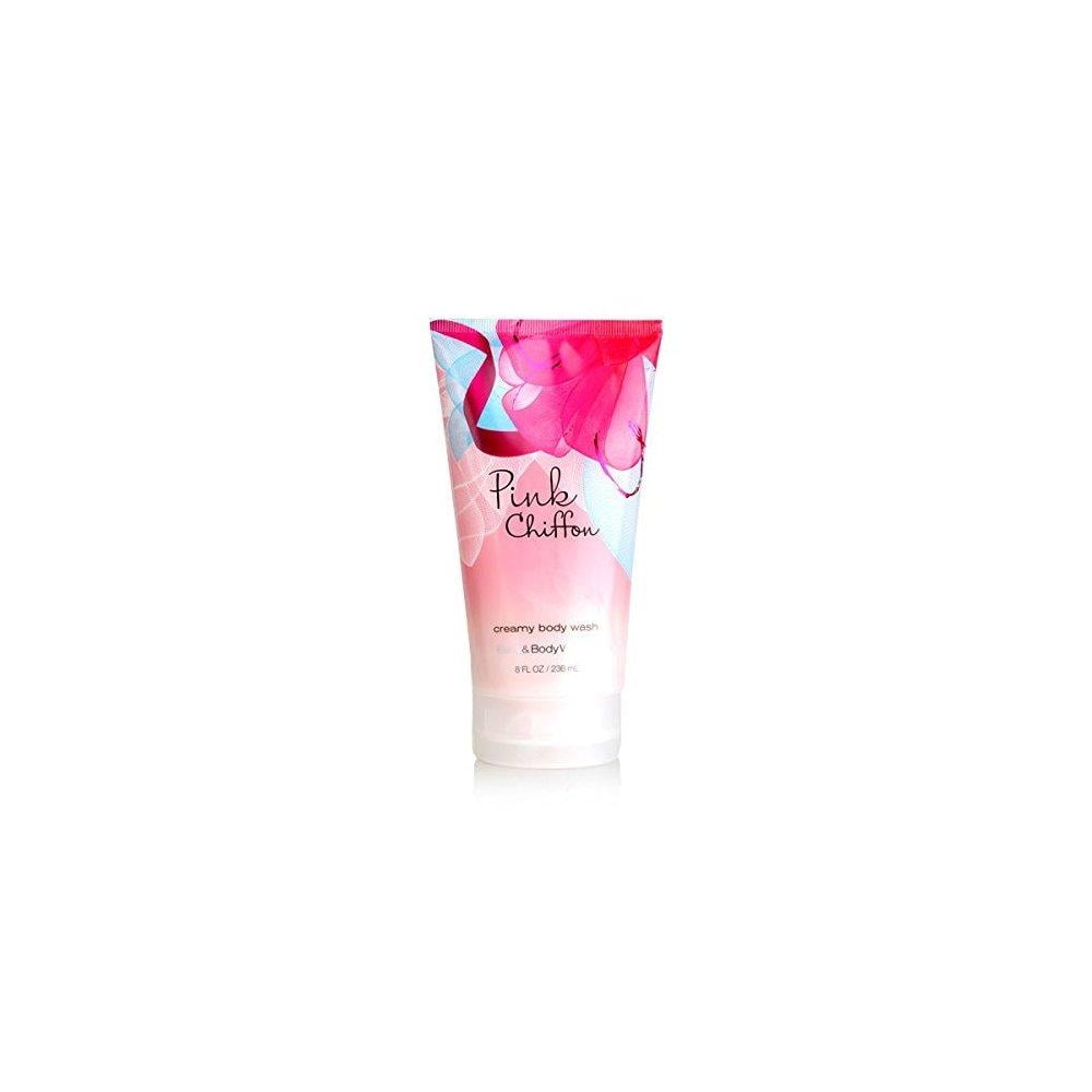 bath body works pink chiffon 8.0 oz creamy body wash
