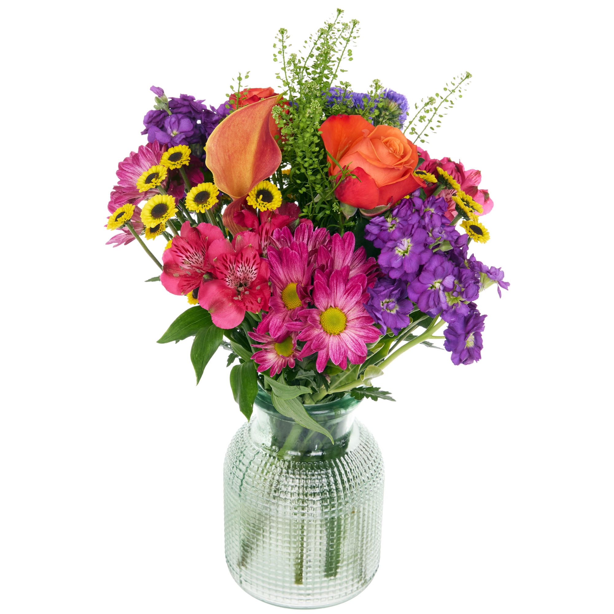 Mixed Flower Bouquet Large with Vase