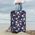 thumbnail image 7 of Fuzoiu Colorful Jellyfish Print Suitcase Cover,Washable Luggage Covers for Suitcase,Elastic Luggage Protector Cover,Scratch Resistant Travel Suitcase Covers-Small, 7 of 7