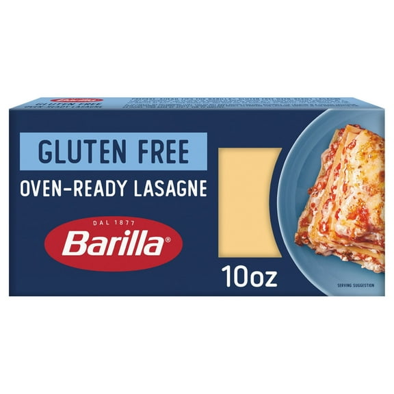 2 Pack - Barilla Gluten Free Oven-Ready Lasagne Pasta - 10 oz Packaging may vary