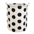thumbnail image 3 of Hearth & Gear Patterned Laundry Hamper Without Lid Lightweight With Modern Design Breathable Open Top For Bedroom Bathroom Or Laundry Room Use Wall Mount Hamper Closet Hampers for Laundry Large with, 3 of 5