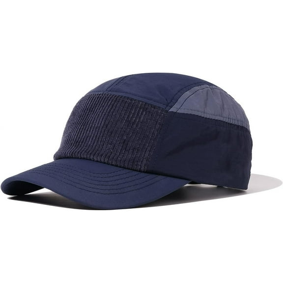 Zhengup 5 Panel Baseball Cap Multi Color Trucker Dad Hats Quick Dry Sports Snapback Cap Men's UV Protection Outdoor Sun Hat