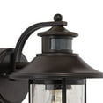 thumbnail image 3 of John Timberland Galt Outdoor Mission Wall Light Fixture Oil Rubbed Bronze Motion Sensor Dusk to Dawn 11 1/4" Seedy Glass for Post Exterior Barn Deck, 3 of 8