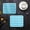 Sky Blue, variant on Silicone Bow Moulds for Baking DIY Chocolate Candy Gummy Cake Decorations Tools