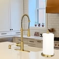 thumbnail image 2 of Akicon Paper Towel Holder Stand for Kitchen Countertop & Dining Room Table (Brushed Gold Brass, Classical), 2 of 9