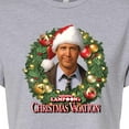 thumbnail image 3 of National Lampoon's Christmas Vacation - Clark Holiday Wreath - Juniors Cropped Cotton Blend T-Shirt, 3 of 5