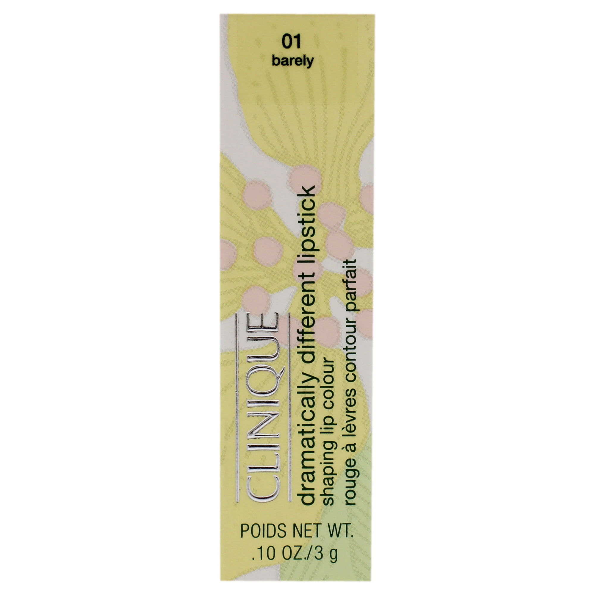 Clinique Dramatically Different Shaping Lip Colour - 01 Barely, 0.10 oz Lipstick