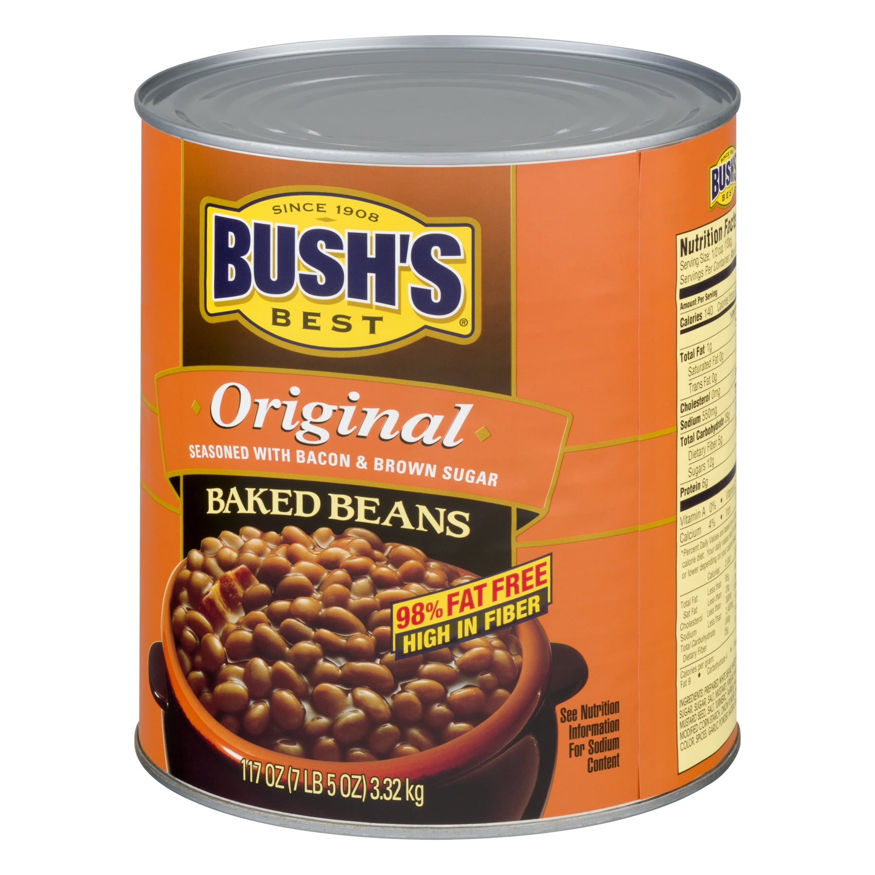 BUSH'S Original Baked Beans, 117 oz.(6 packs) 39400016281 eBay