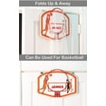 thumbnail image 6 of Bundaloo Hanging Basketball Laundry Hamper, Orange, 6 of 6