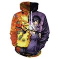 thumbnail image 1 of Naruto Anime Cartoon Hoodie Uzumaki Naruto Cosplay Akatsuki Uchiha Itachi Full-Size Sweatshirt 3D Printed Hooded Sweater CoatXL(70-80kg) Gao Jinjia LED, 1 of 2