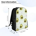 thumbnail image 4 of Cauagu Avocado of a Hear Print Backpacks,Travel Daypack Casual Laptop Backpack Bookbag Fits 15 Inch Computer for Men Women, 4 of 8