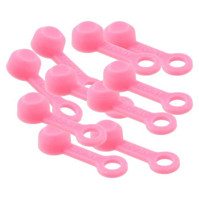 10 tapones de purga de freno de bicicleta, tapas protectoras para frenos de disco de bicicleta. Rosa