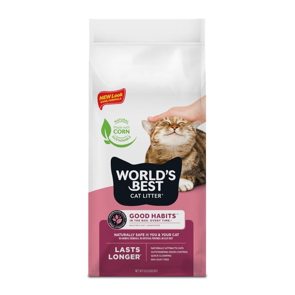 Cat Litter World's Best Good Habits Cat Attract, bolsa de 3,63 kg