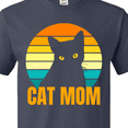 thumbnail image 4 of Inktastic Mother's Day Cat Mom Black Cat Sunset T-Shirt, 4 of 5
