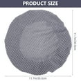 thumbnail image 2 of TOYMYTOY 1Pc Dark Grey Polyester Round Chair Cover Elastic Slipcover for Home Use, 2 of 6