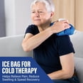 thumbnail image 3 of Ice Bag – 9 inches- Convenient and Reusable Pack Ideal Bags for Injuries, Muscle Aches, Scrapes, or Strains Easy to Use Knees Durable Reliable Cold Packs, 3 of 5