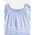 thumbnail image 2 of Wonder Nation Girls Tiered Dress with Short Sleeves, Sizes XS-XXL, 2 of 3