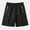Black, variant on ZZwxWA Mens Athletic Cotton Shorts: 7" Fashion Zipper Pockets - Workout Gym Running Sweat Training Sports Drawstring up to 45% Off