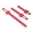 thumbnail image 3 of Regla de Trazado, Regla de Carpintería Regla de Bolsillo Precisa 6 8 12 Pulgadas Tope Deslizante Tipo T Regla de Trazado de Fabricación de Madera Herramientas de Medición Rojo, 3 of 8
