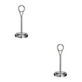 thumbnail image 2 of 1/2/3/5 Stainless Table Number Holder Sign Holder Photo Stand For, 2 of 4