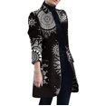 thumbnail image 2 of Puntoco Mujer Elegante Prendas De Vestir Exteriores Casual Solapa Cuello Tweed Abrigo Suelto Chaquetas Puntoco Puntoco-1745, 2 of 5