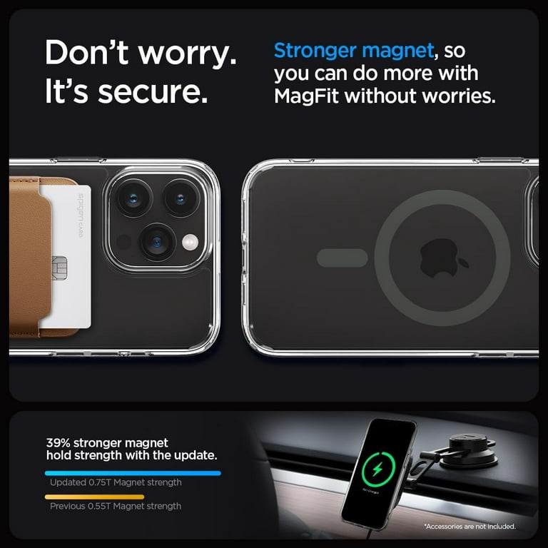 Spigen Magnetic Ultra Hybrid MagFit Designed for iPhone 15 Pro Max Case