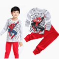 thumbnail image 1 of Marvels Spiderman Anime Kids Pijamas Set Niños Ropa de dormir Pijamas de dibujos animados Pijamas Baby Boy Girl Ropa de dormir de algodón Set4T (100CM) zhangyuxiang CONDUJO, 1 of 2