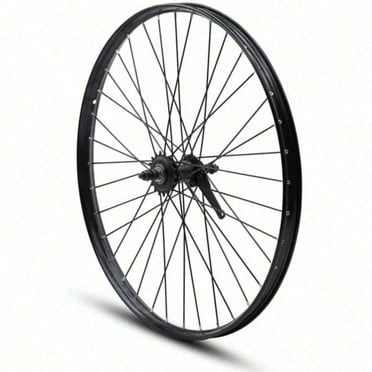 12 Gauge 26Inch x 1.25 Inch Rear Bike Rim - Bicycle Wheel - Mountain Bicicleta - Coaster Brake - Black