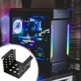 thumbnail image 4 of Hard Drive Mounting Bracket - Aluminum Alloy Four-Bay SSD Cage with Heat Dissipation Design for Desktop Enclosure Conversion, 4 of 9