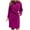 Hot Pink, variant on Lindreshi Winter Coats for Women Clearance Medium Womens and Winter Lapel Woolen Cloth Coat Trench Jacket Long Overcoat Outwear