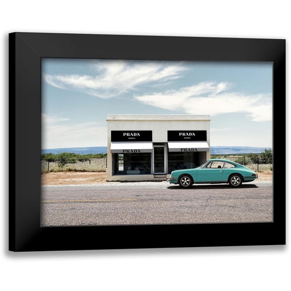 Lauren, Julian 14x11 Black Modern Framed Museum Art Print Titled - Marfa-Texas