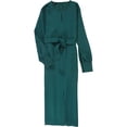 thumbnail image 1 of Alfani Robe Shift à Taille Nouée pour Femmes, Verte, Très Petite, 1 of 2