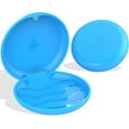 thumbnail image 1 of ARGOMAX-2 PCS Retainer Case Thin and Light Aligner Case, Magnetic Closure Retainer Case, Easy To Carry Retainer Holder Case - Blue., 1 of 6