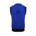 thumbnail image 3 of INSPIRE CHIC Men's Tailored Vest Hoodie Zip Up Sleeveless Drawstring Hooded Vest 34 Blue, 3 of 8