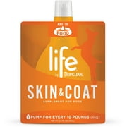 Life by TropiClean Skin & Coat Aid Dog Supplement, 2.5 oz