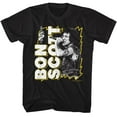 thumbnail image 1 of Bon Scott T-Shirt pour Adulte Noir à Cadre Lightning AC/DC 3Xt, 1 of 2